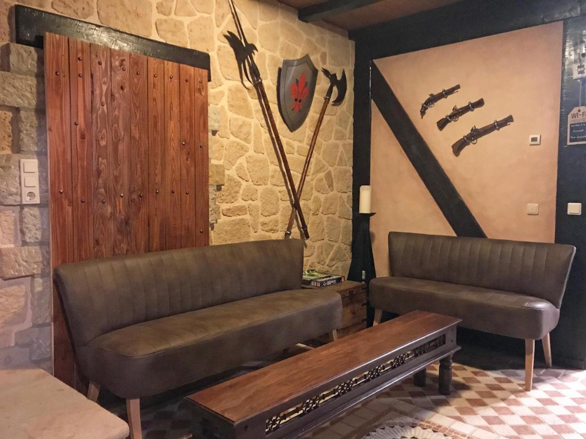 Ferienwohnung Wachstube Mit 3 Schlafraeumen Im Rittergut Leppersdorf Wachau Kültér fotó
